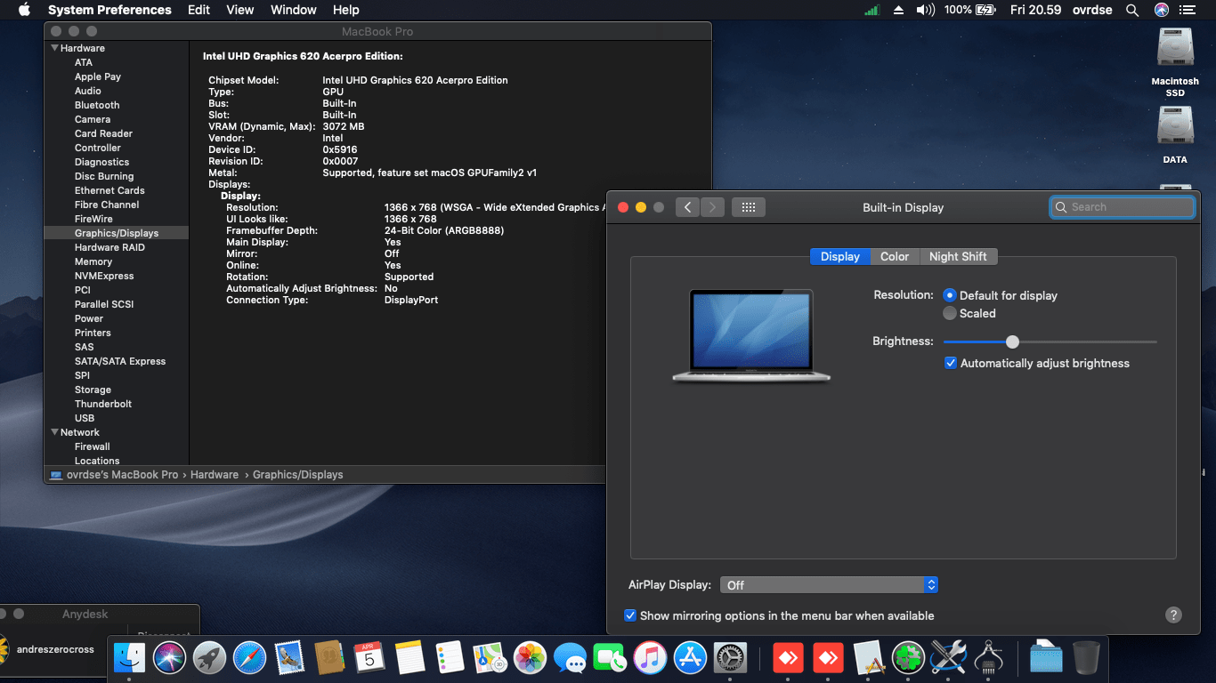Acer Aspire E5 476G [Intel UHD 620 + PS2 Interface] 5
